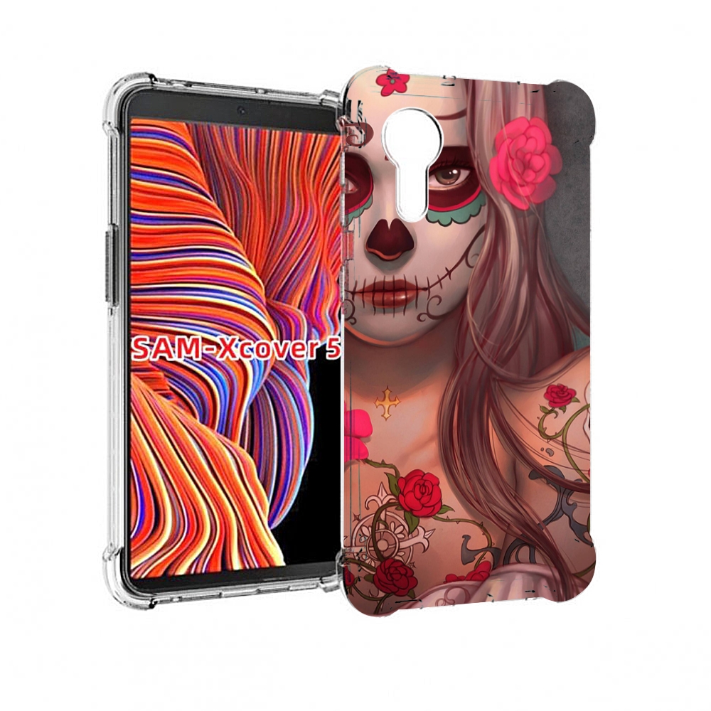 

Чехол MyPads девочка в рисунках для Samsung Galaxy Xcover 5, Прозрачный, Tocco