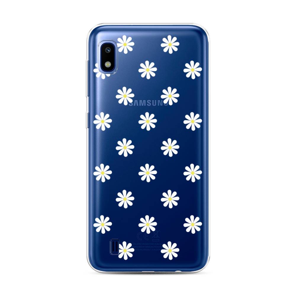 

Силиконовый чехол "Маленькие ромашки" на Samsung Galaxy A10, 27950-8