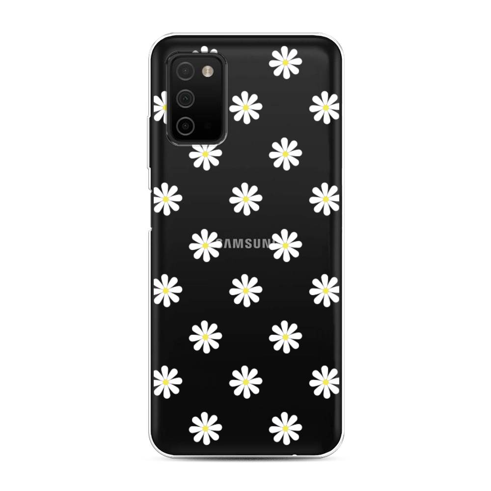 

Силиконовый чехол "Маленькие ромашки" на Samsung Galaxy A03S, 2103250-8