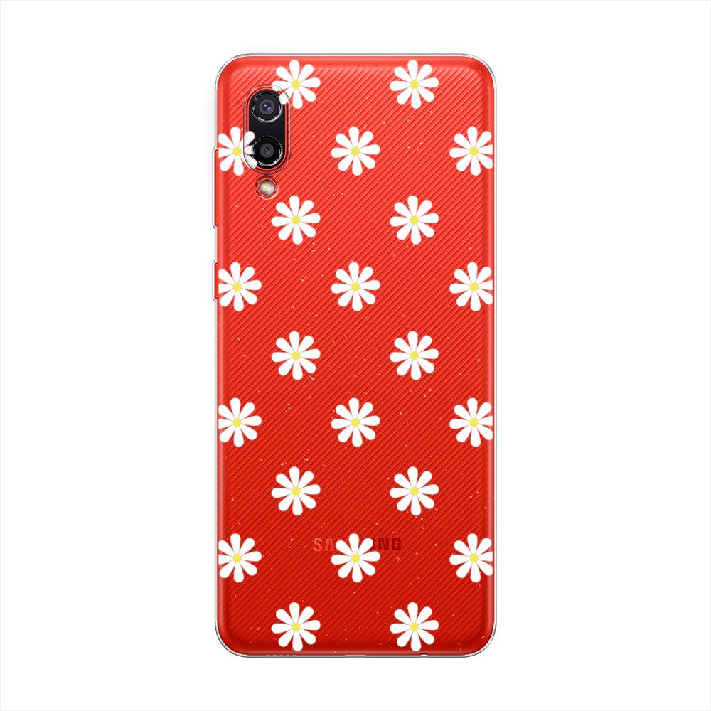 

Силиконовый чехол "Маленькие ромашки" на Samsung Galaxy A02, 2102550-8