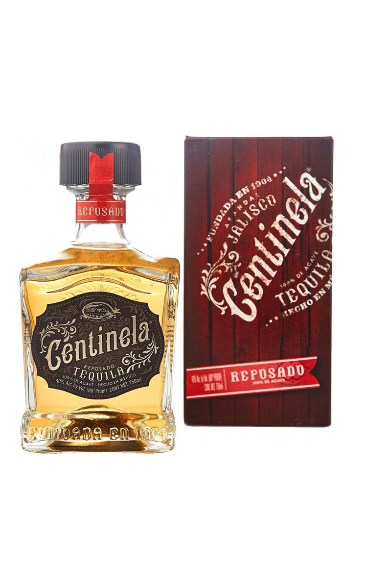 

Текила Centinela Reposado, 0.75 л, Золотая