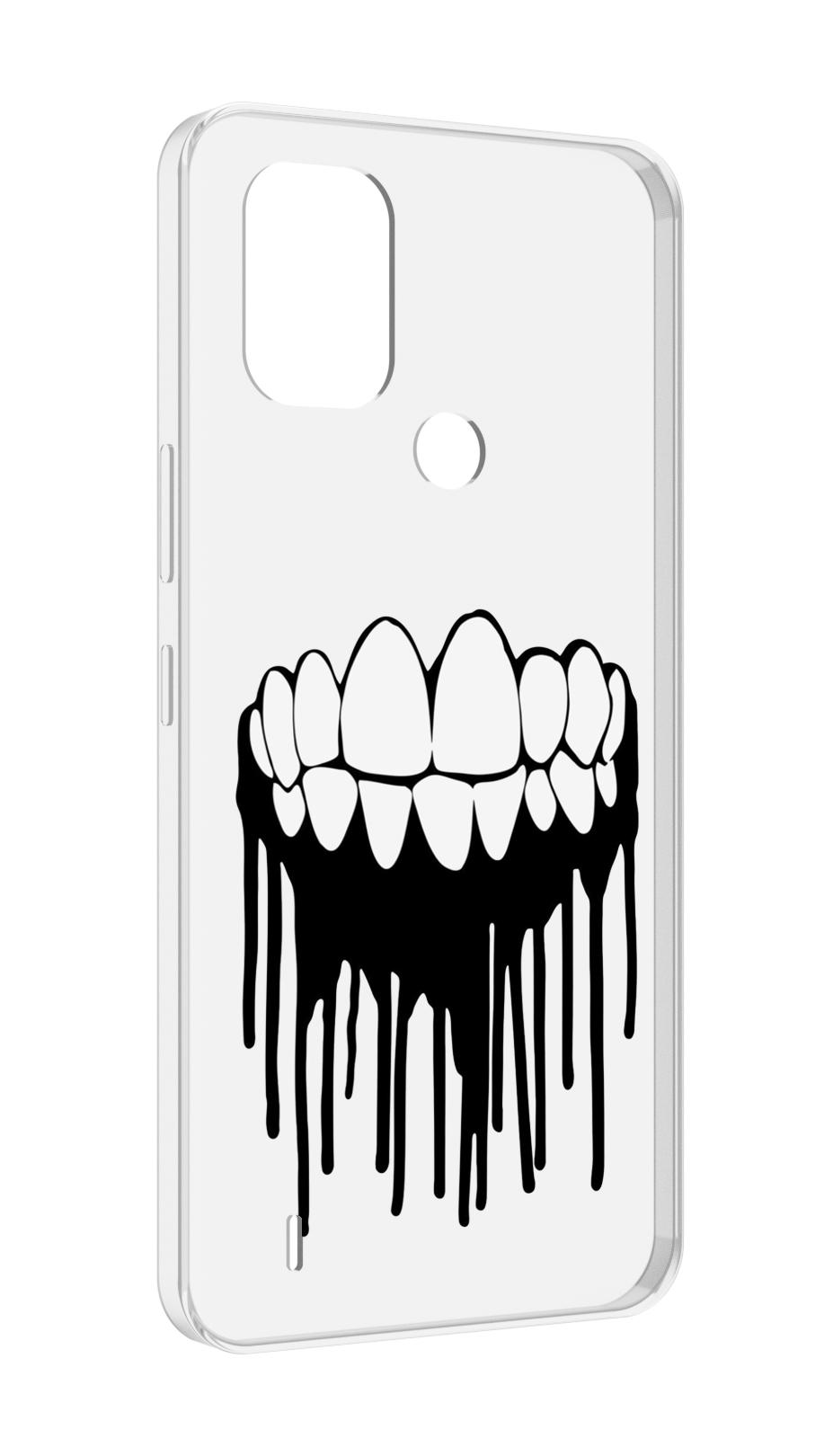 

Чехол MyPads зубы для Nokia C31, Прозрачный, Tocco