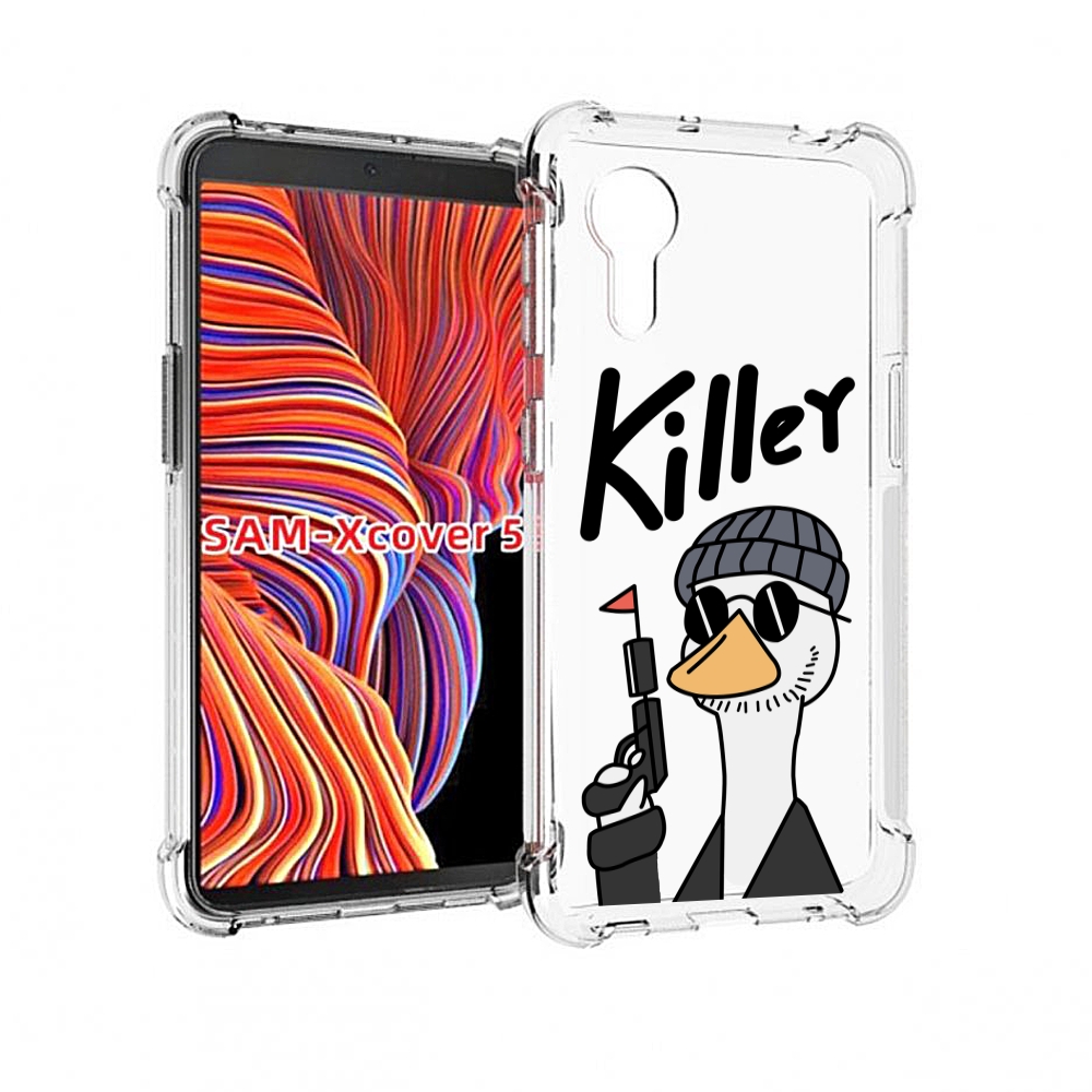 

Чехол MyPads гусь-с-пистолет для Samsung Galaxy Xcover 5, Прозрачный, Tocco