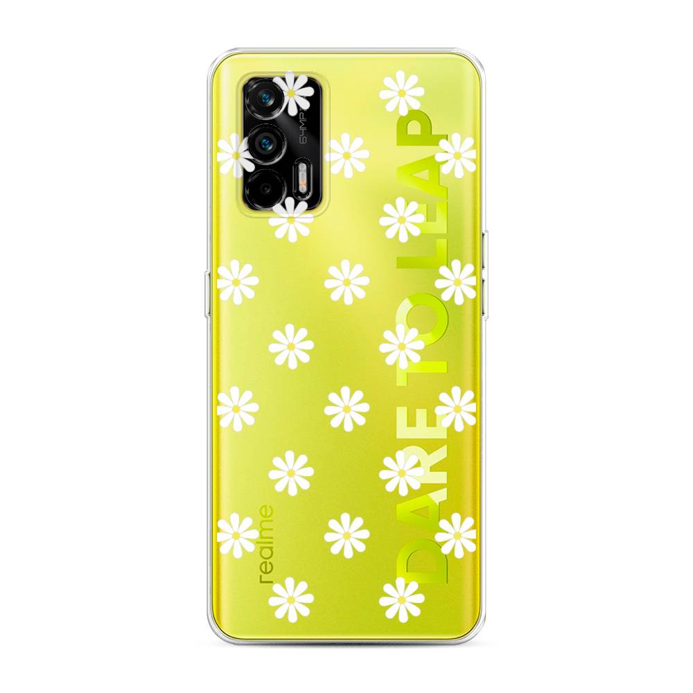 

Силиконовый чехол "Маленькие ромашки" на Realme Q3 Pro, 256550-8