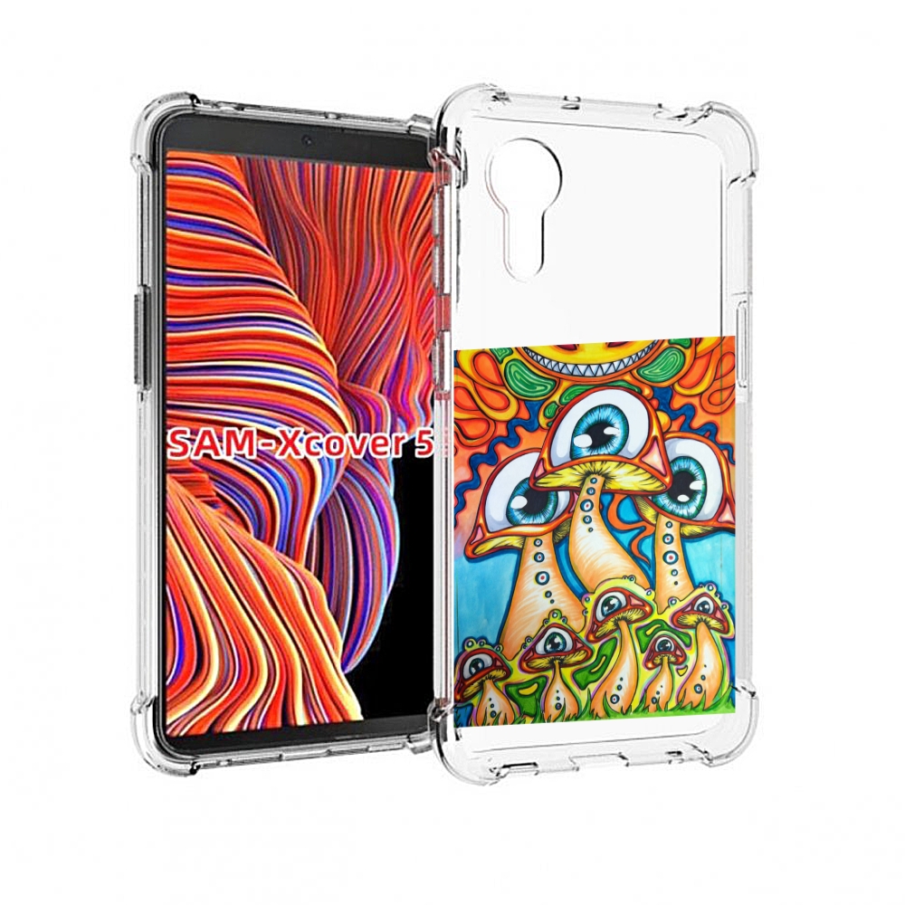 

Чехол MyPads грибы с глазами для Samsung Galaxy Xcover 5, Прозрачный, Tocco