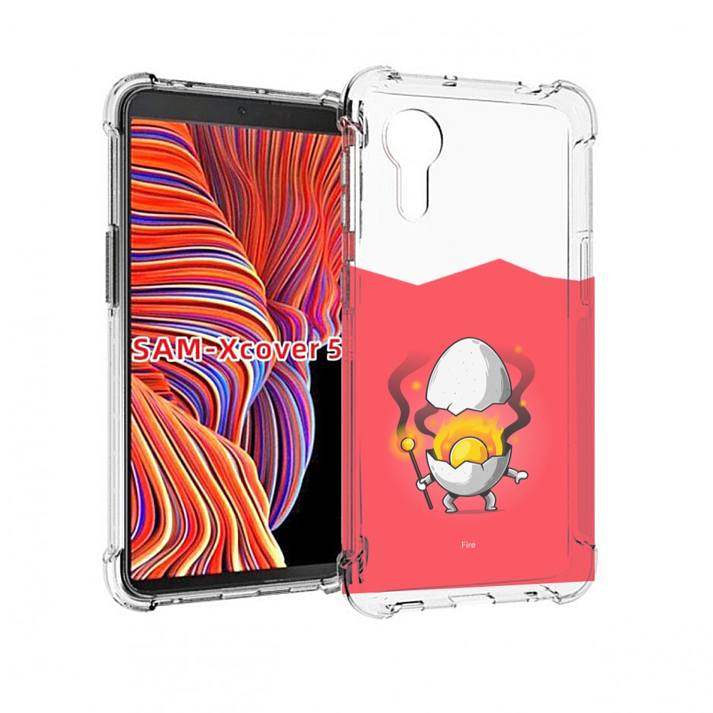 

Чехол MyPads горелое яйцо для Samsung Galaxy Xcover 5, Прозрачный, Tocco