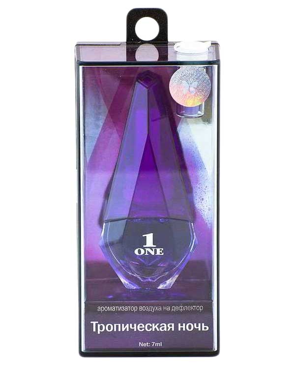 

Ароматизатор в машину FKVJP VON-18 1-ONE Тропическая ночь, Прозрачный, VON-18