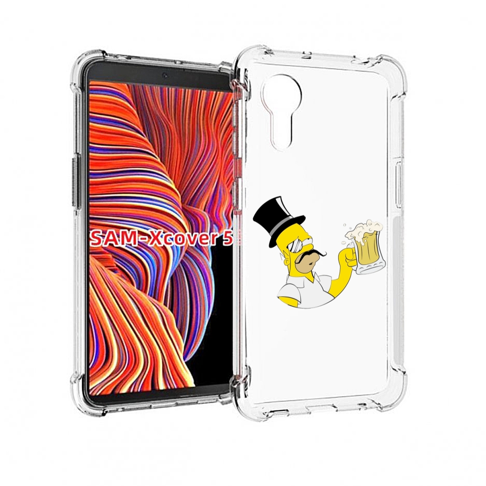 

Чехол MyPads гомер-с-напитком для Samsung Galaxy Xcover 5, Прозрачный, Tocco