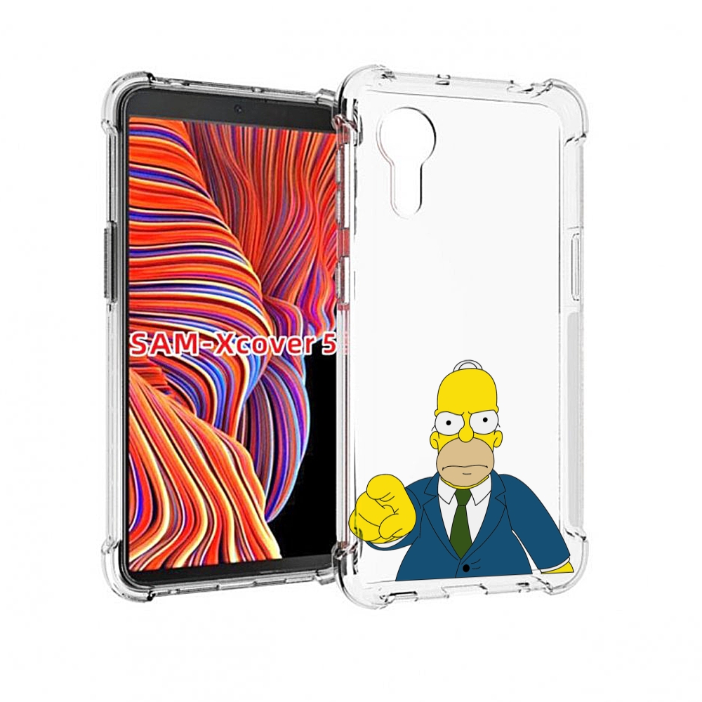 

Чехол MyPads гомер-злой для Samsung Galaxy Xcover 5, Прозрачный, Tocco