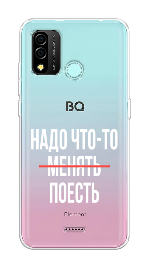 

Чехол на BQ 6645L "Надо что-то поесть", Белый;красный, 202650-6