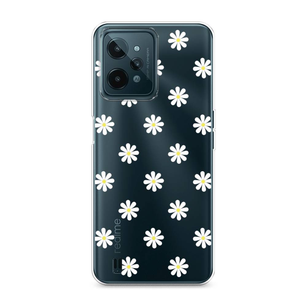 

Силиконовый чехол "Маленькие ромашки" на Realme C31, 259350-8
