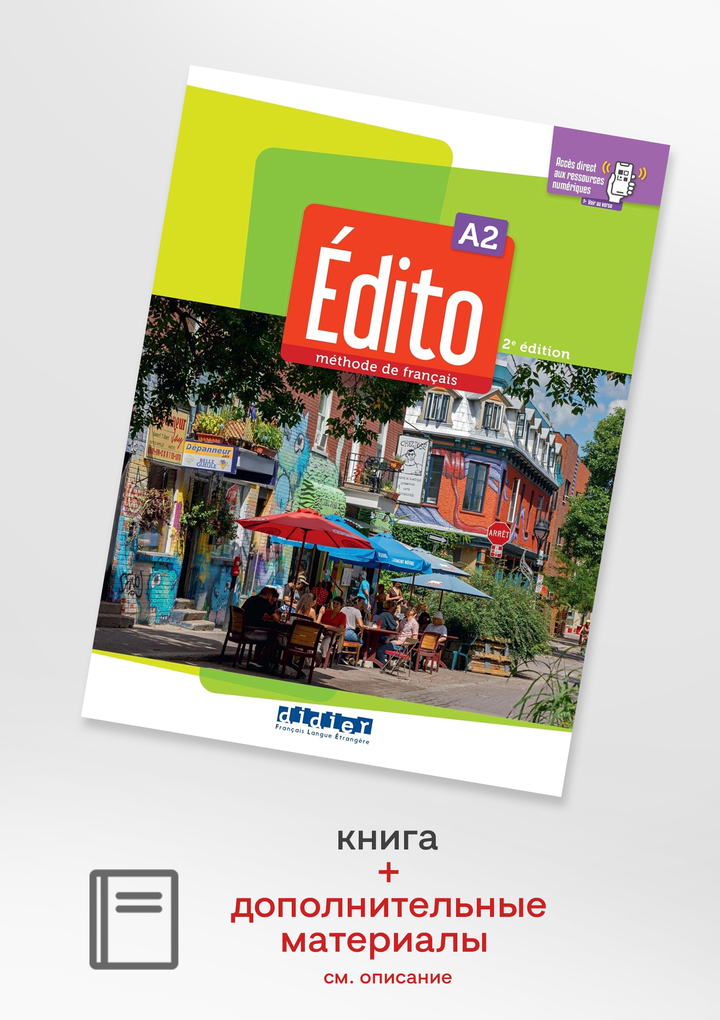 

Edito A2 Ed 2022 - Livre + didierfle, 9782278104109