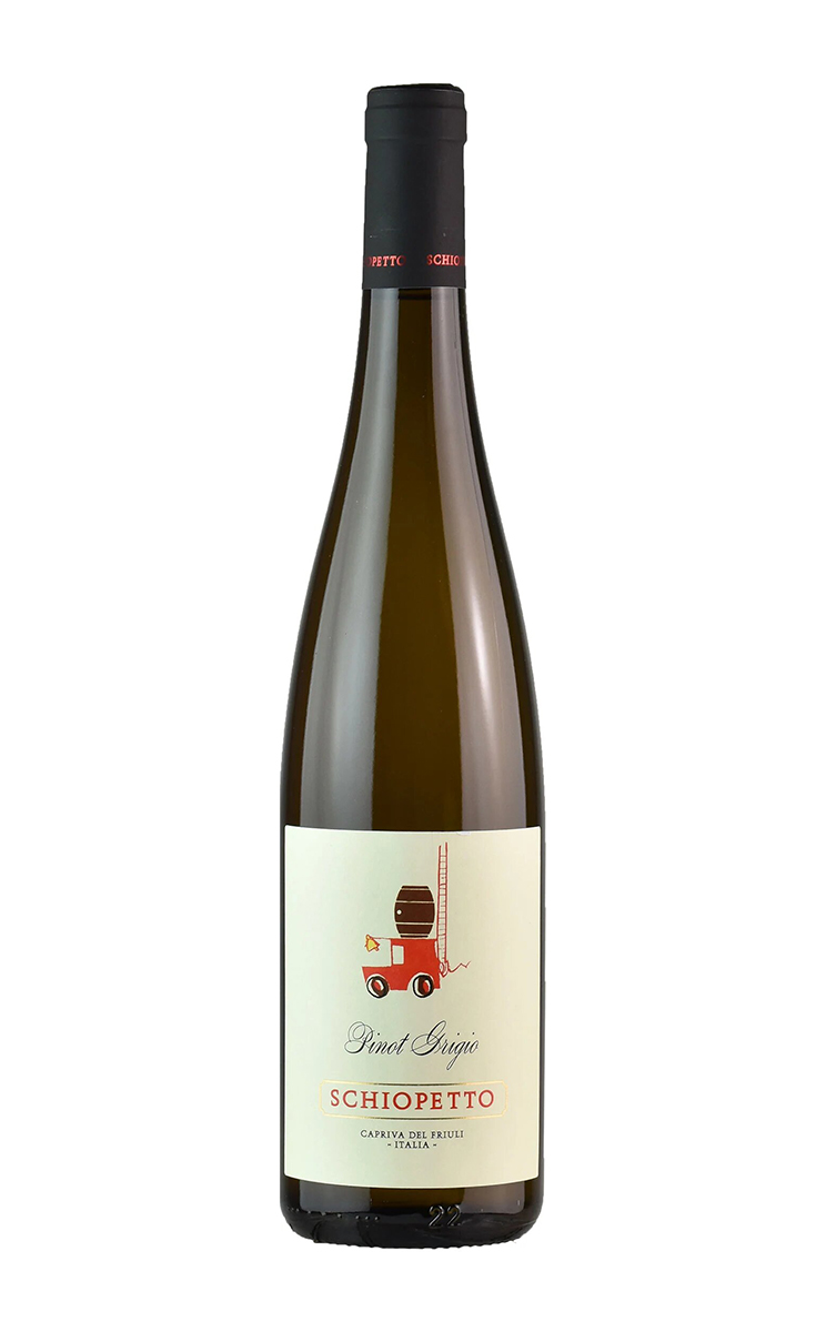 

Вино сухое белое Schiopetto Pinot Grigio 2019, Италия, 0.75 л
