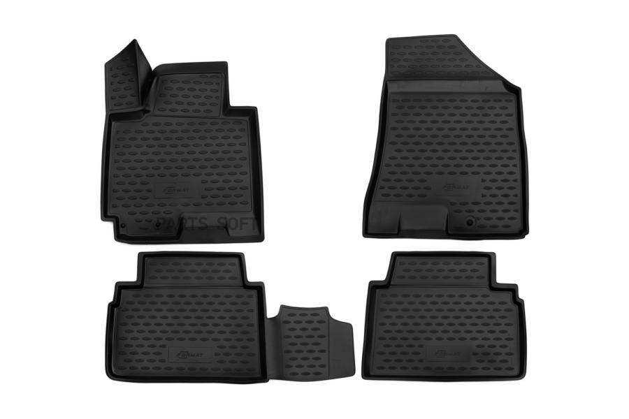 

Коврики 3d в салон kia sportage, 2010-2016, 4 шт. пу, повышенная износостойкость