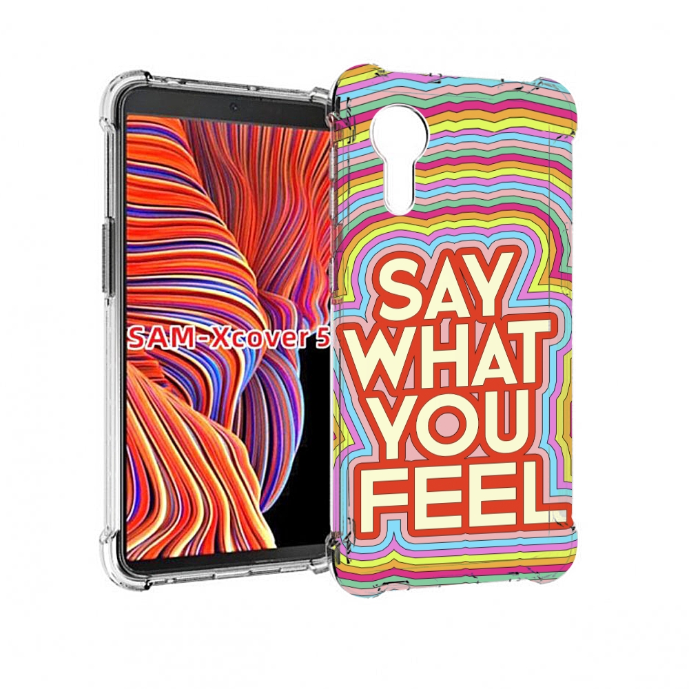 

Чехол MyPads говори то что чувствуешь для Samsung Galaxy Xcover 5, Прозрачный, Tocco