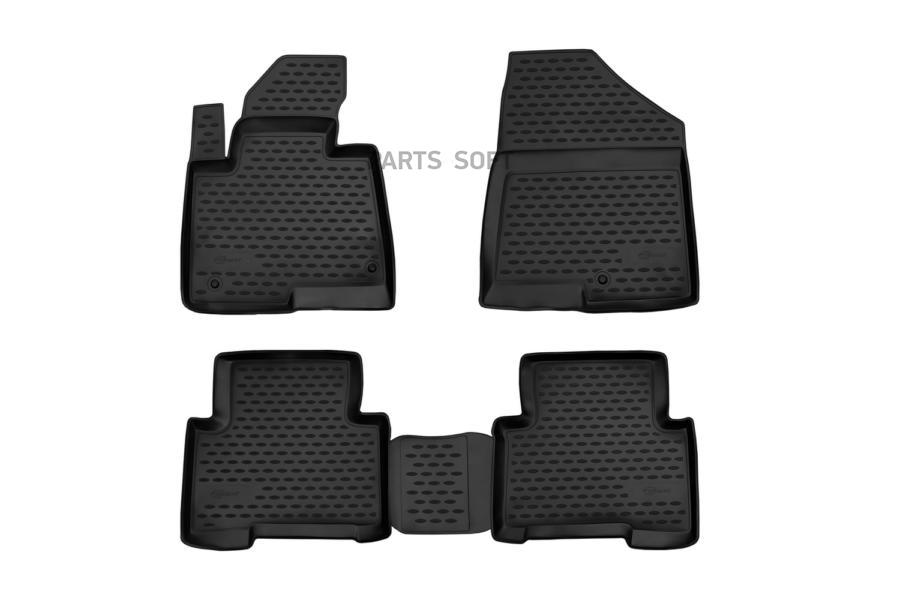 

Коврики в салон hyundai santa fe, 2012-> 4 шт. пу, повышенная износостойкость