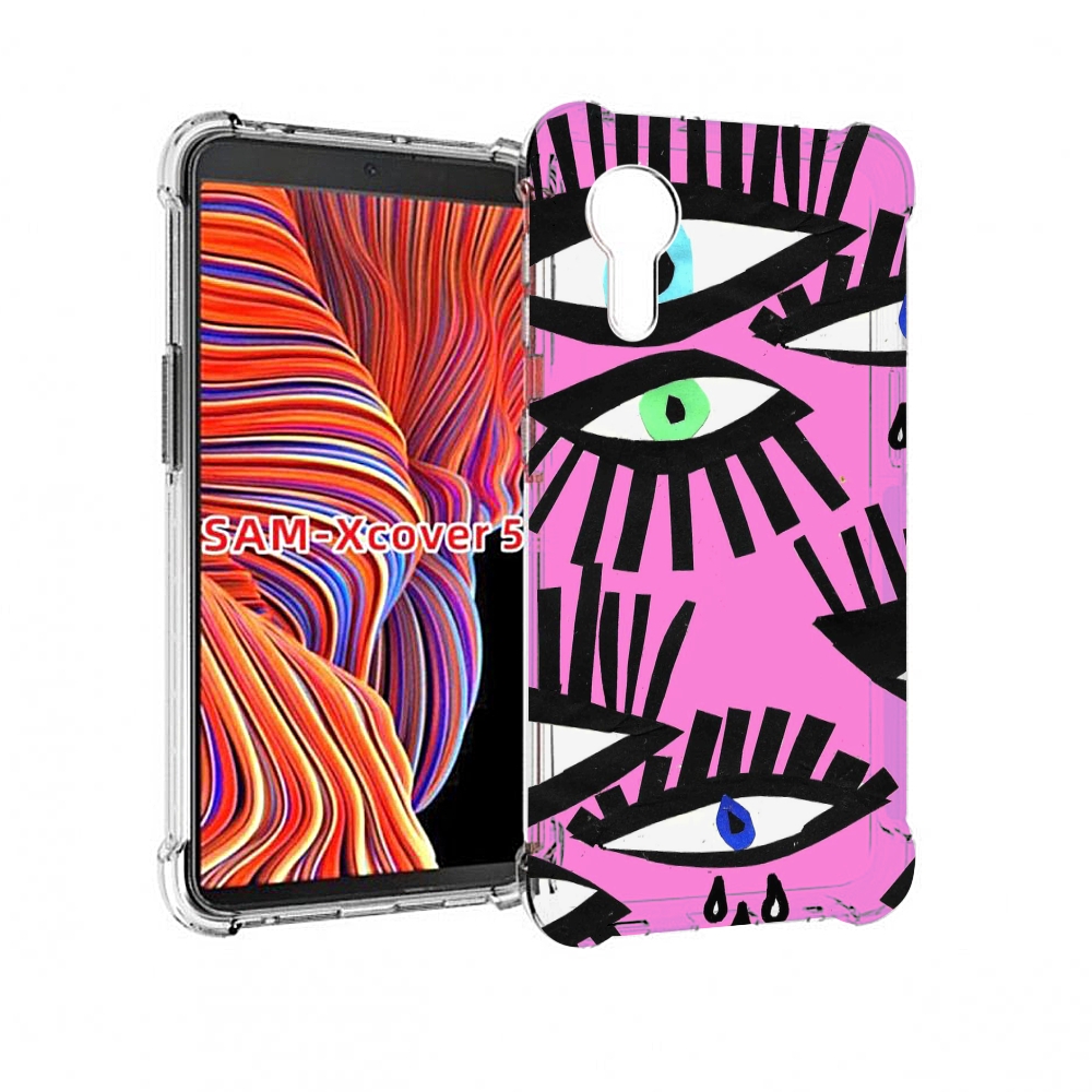 

Чехол MyPads глазки абстракция для Samsung Galaxy Xcover 5, Прозрачный, Tocco