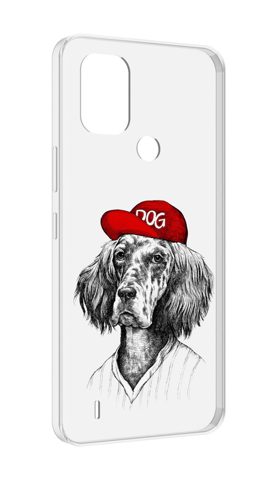 

Чехол MyPads дог для Nokia C31, Прозрачный, Tocco