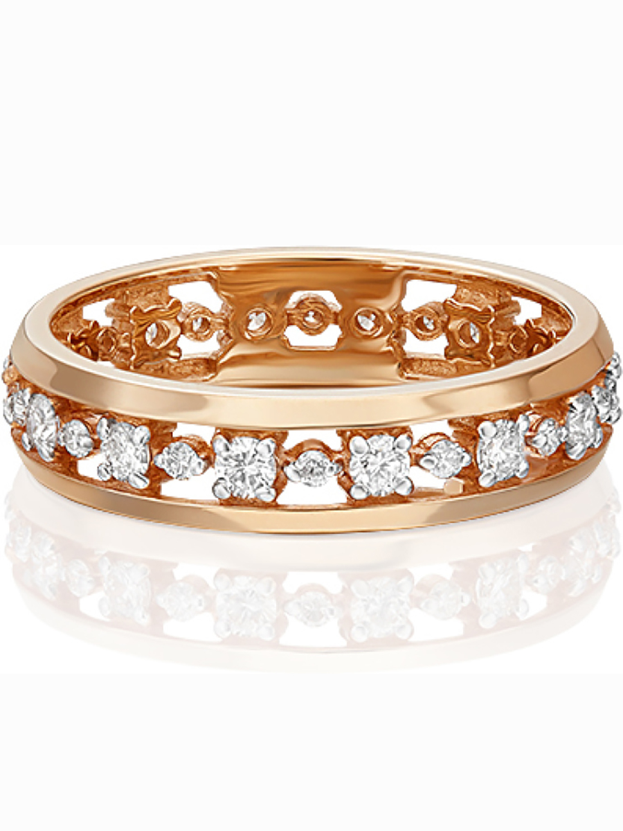 

Кольцо из золота р. , PLATINA jewelry 01-1070-00-101-1110-30, бриллиант, 01-1070-00-101-1110-30