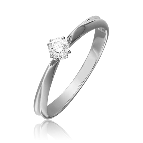 

Кольцо из золота р. 16,5 PLATINA jewelry 01-0931-00-101-1120-30, бриллиант, 01-0931-00-101-1120-30