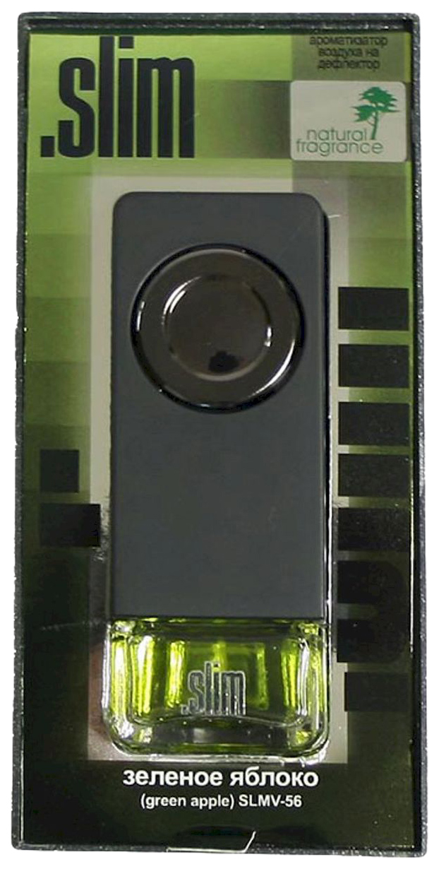 

Ароматизатор в машину FKVJP SLMV-56 Slim Зеленое яблоко, Прозрачный, SLMV-56