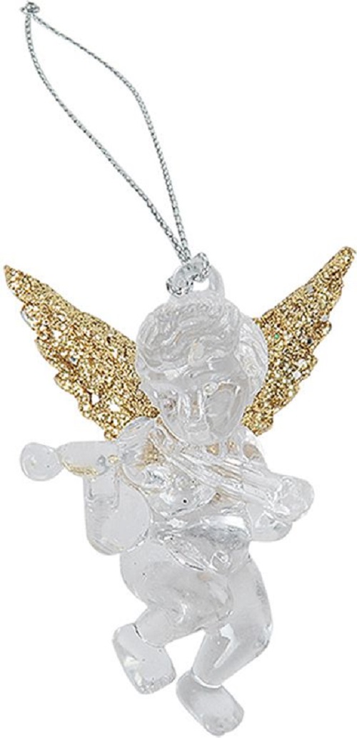 

Ангел со скрипкой angel-25-3 прозр/зол 90259, Разноцветный