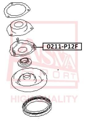 

Опора Амортизатора ASVA 0211P12F