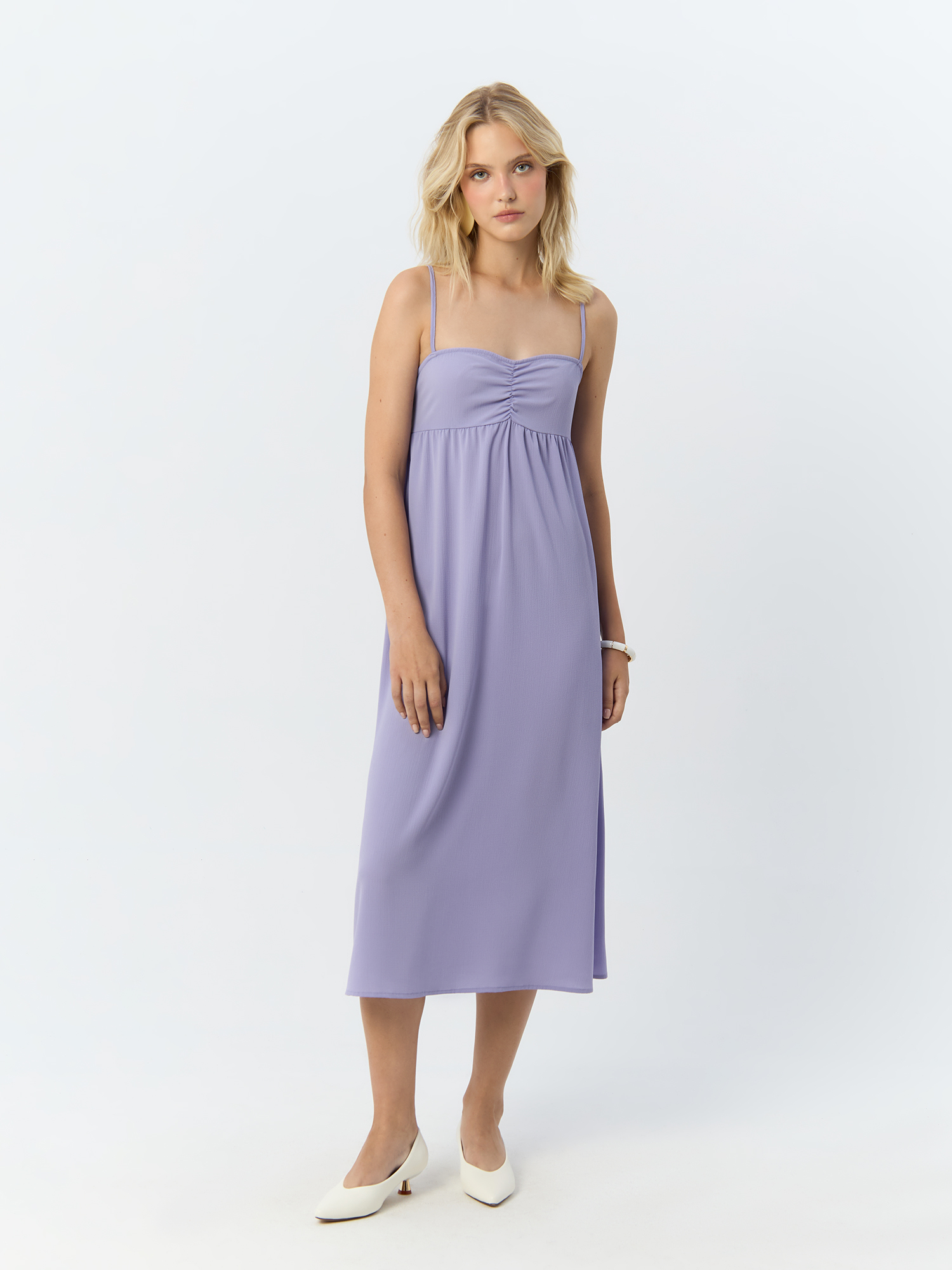 

Платье женское H&M 963231001 фиолетовое 34 EU, Фиолетовый, 963231
