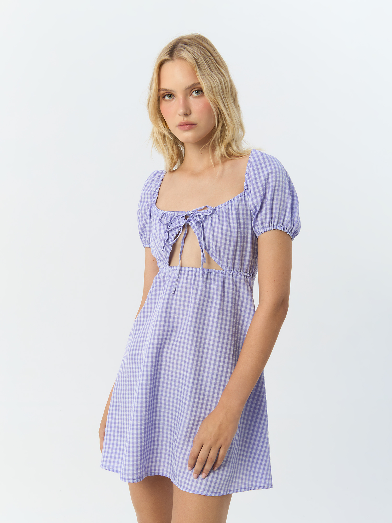 

Платье женское H&M 963236007 фиолетовое 46 EU, Фиолетовый, 963236