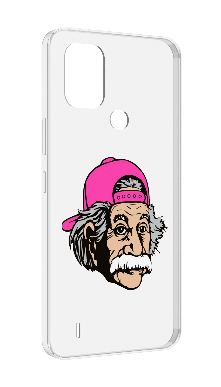 Чехол MyPads энштейн в кепке для Nokia C31