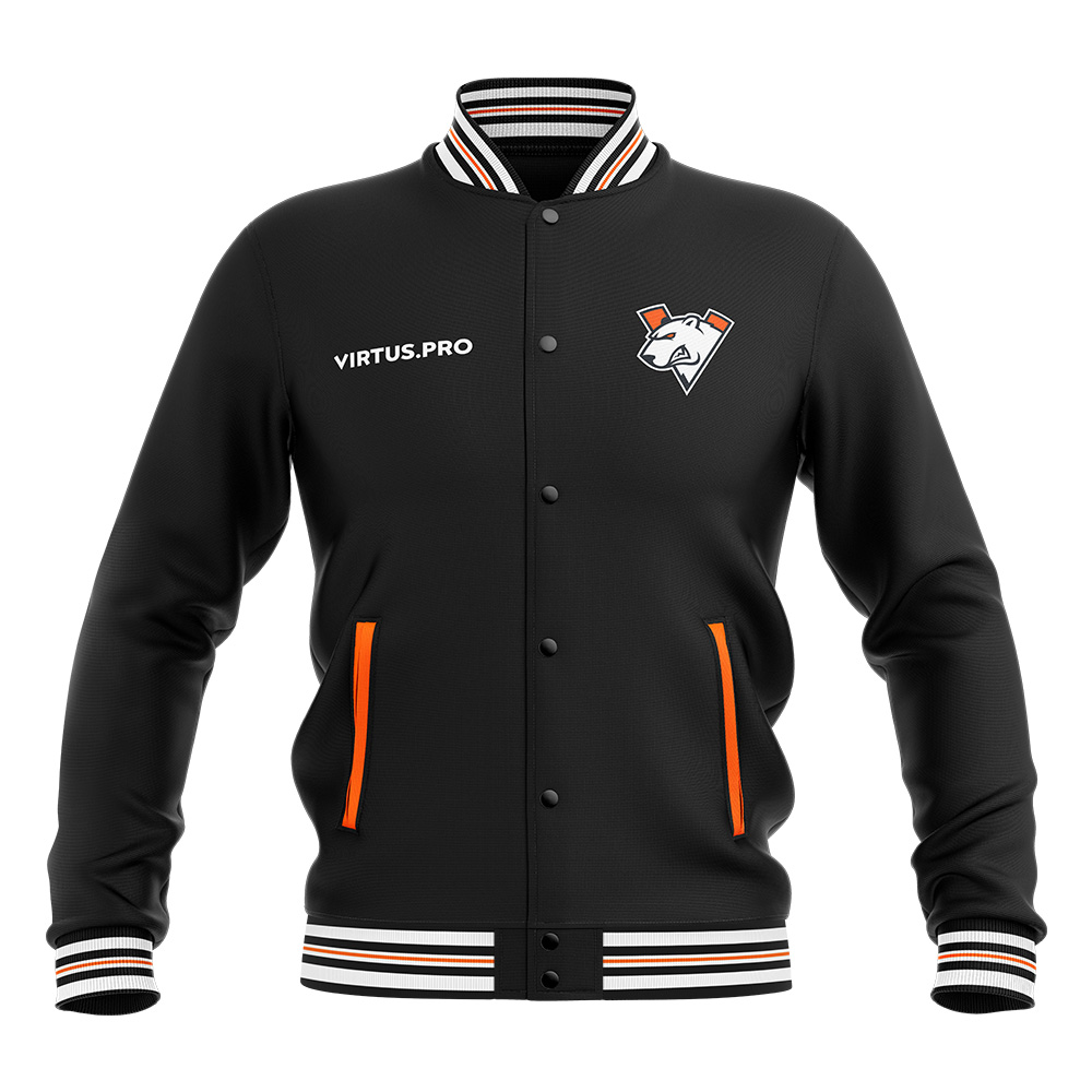 Бомбер мужской Virtus.pro FVPSCHLJACKBK000 черный 48 RU