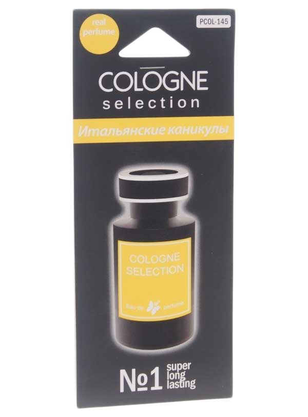 

Ароматизатор в машину FKVJP PCOL-145 Cologne Selection Итальянские каникулы, Черный, PCOL-145