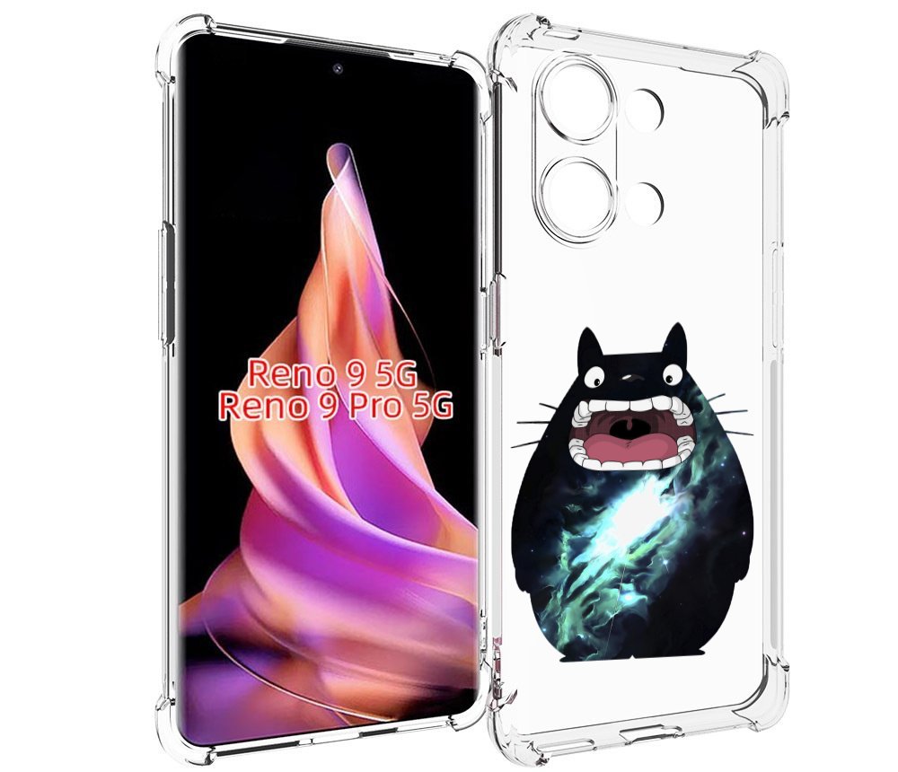 

Чехол MyPads тоторо для Oppo Reno 9/Reno 9 Pro, Прозрачный, Tocco