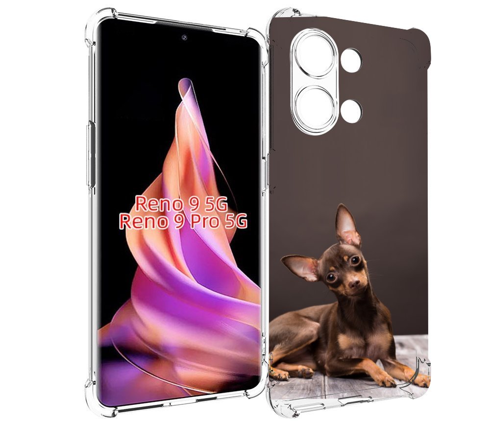 

Чехол MyPads тои терьер для Oppo Reno 9/Reno 9 Pro, Прозрачный, Tocco