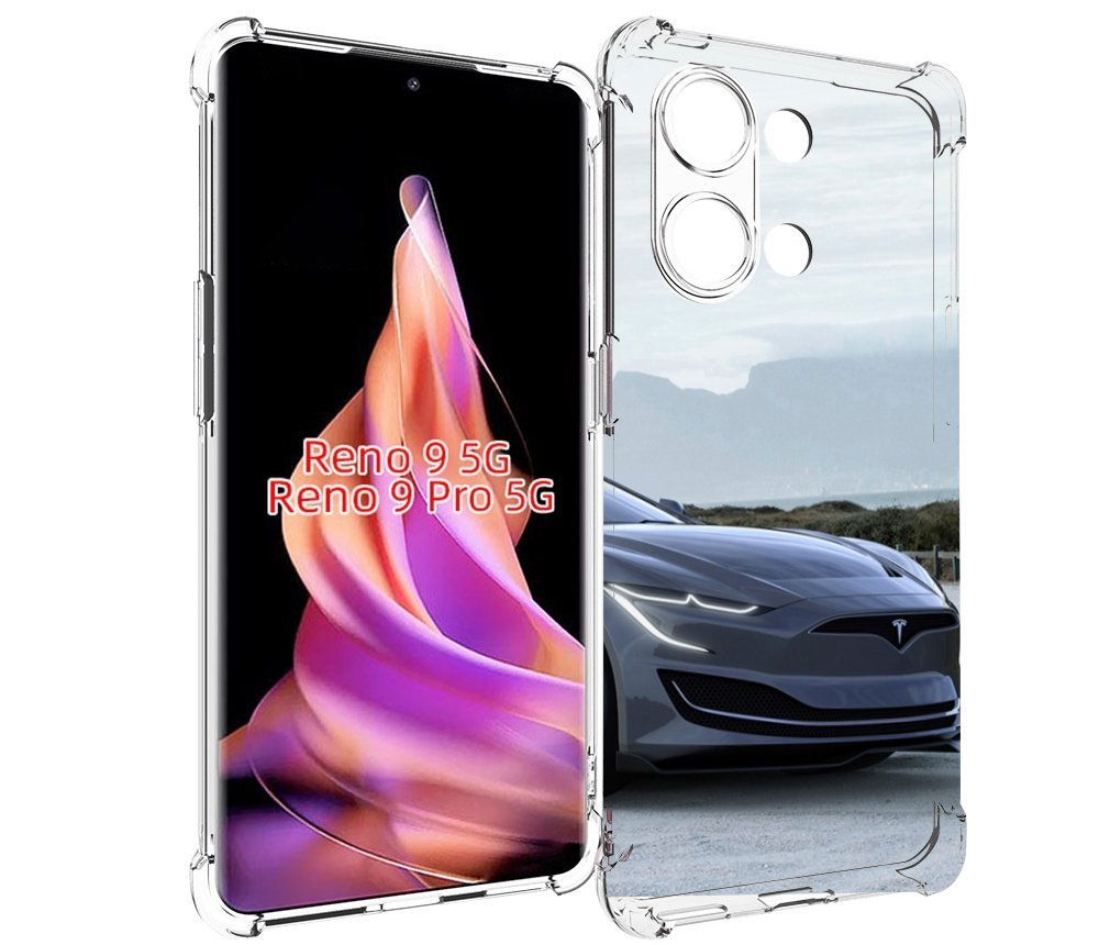 

Чехол MyPads тесла tesla 2 мужской для Oppo Reno 9/Reno 9 Pro, Прозрачный, Tocco