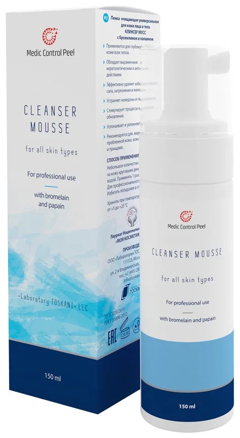 Пенка-мусс Medic Control Peel Cleanser mousse для глубокого очищения лица, 150 мл