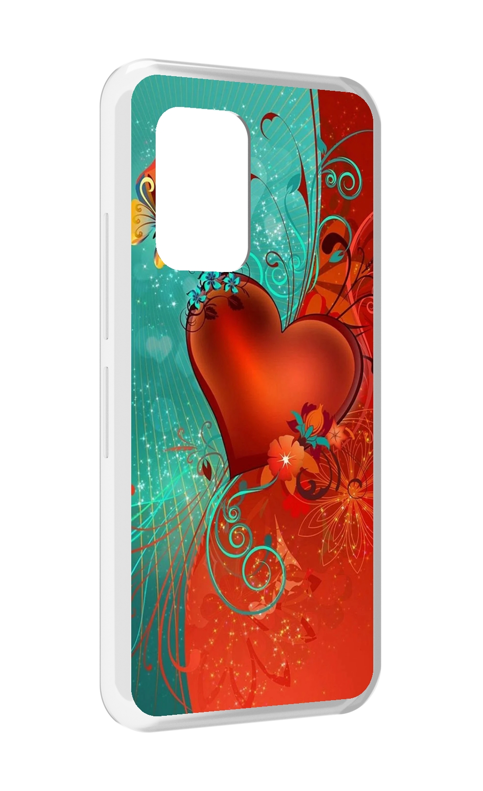 

Чехол MyPads красивые-яркие-сердечки для UMIDIGI Bison GT, Прозрачный, Tocco