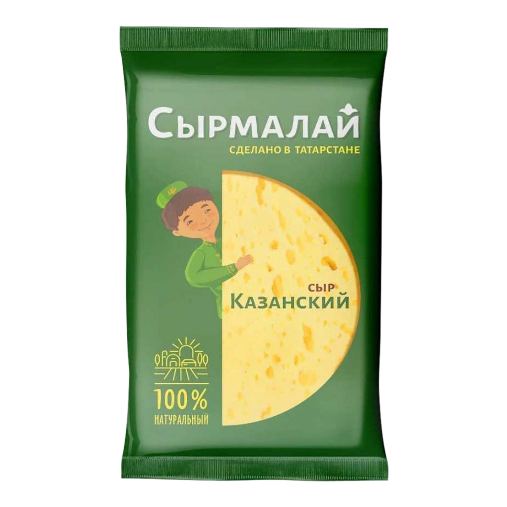 

Сыр полутвердый ЗМК Казанский 45% 250 г