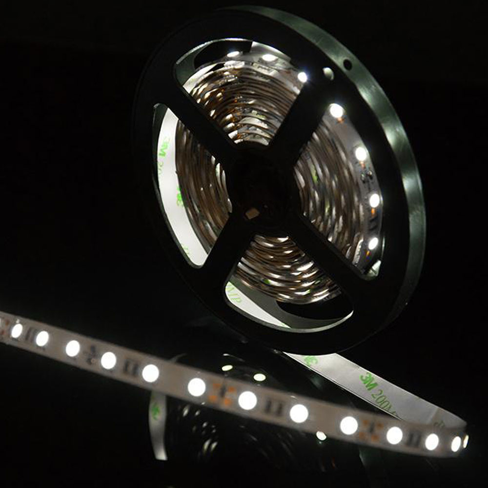 

Светодиодная лента SWG SWG560-12-14.4-W 12V IP20 SMD5050 14.4 Вт/м, 700 Лм/м, 60 диодов на