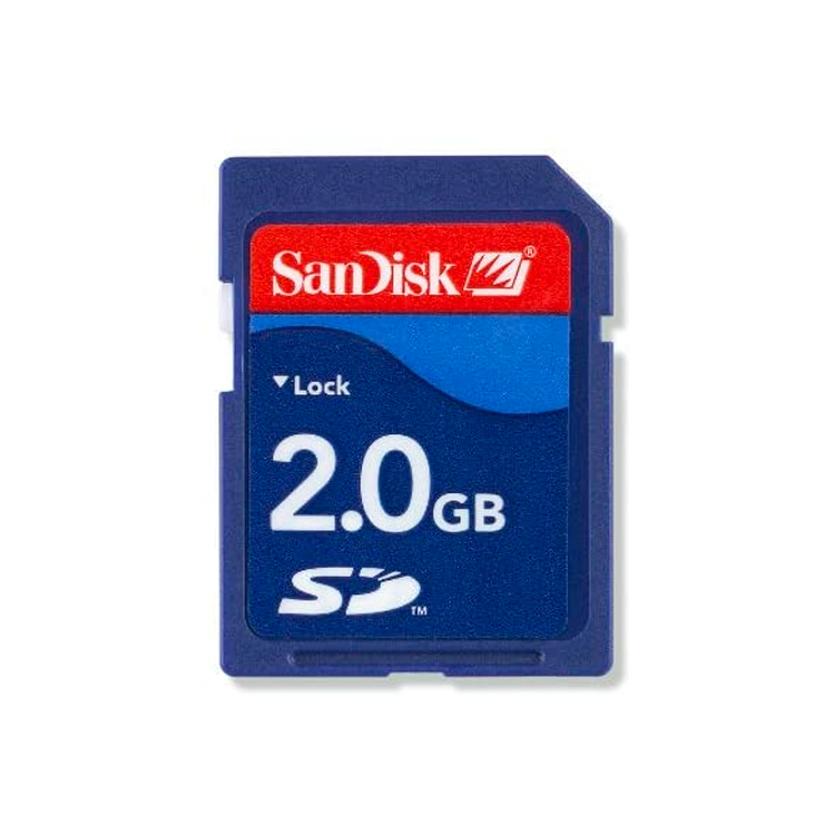 

Карта памяти SanDisk SD 2GB (SDSDB-002G)