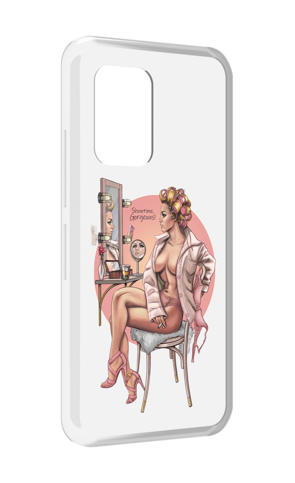 

Чехол MyPads красивая-девушка-с-зеркалом женский для UMIDIGI Bison GT, Прозрачный, Tocco