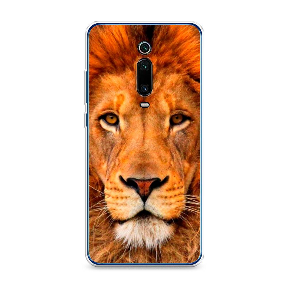 

Чехол на Xiaomi Redmi K20 "Благородный лев", Оранжевый, 35850-1