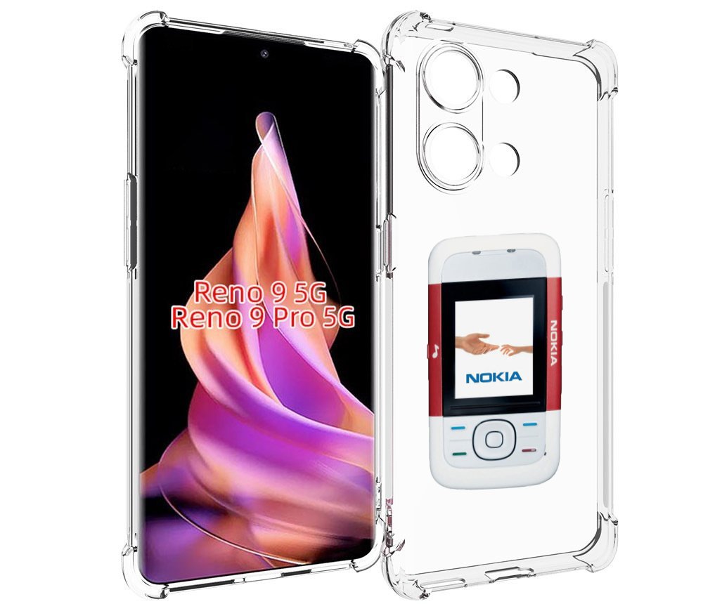 

Чехол MyPads старая нокия для Oppo Reno 9/Reno 9 Pro, Прозрачный, Tocco