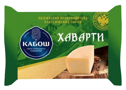 

Сыр полутвердый Кабош Хаварти 48% 220 г