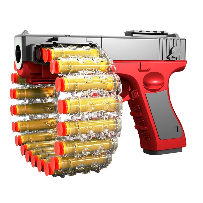 Пистолет игрушечный NERF Toy Gun Glock Red