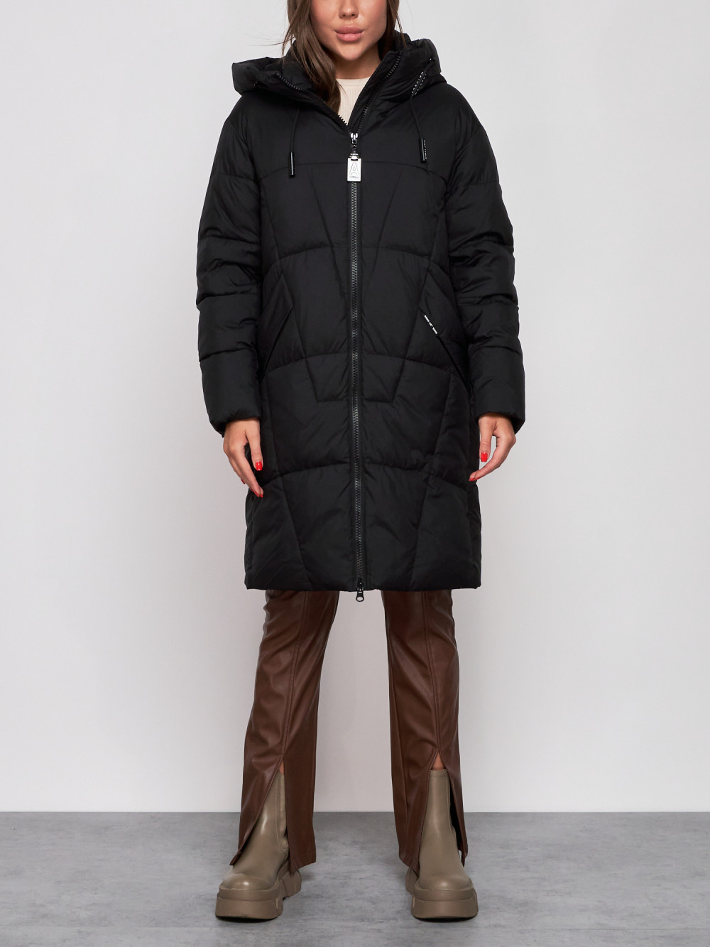 

Пальто женское NoBrand AD586826 черное XXL, Черный, AD586826