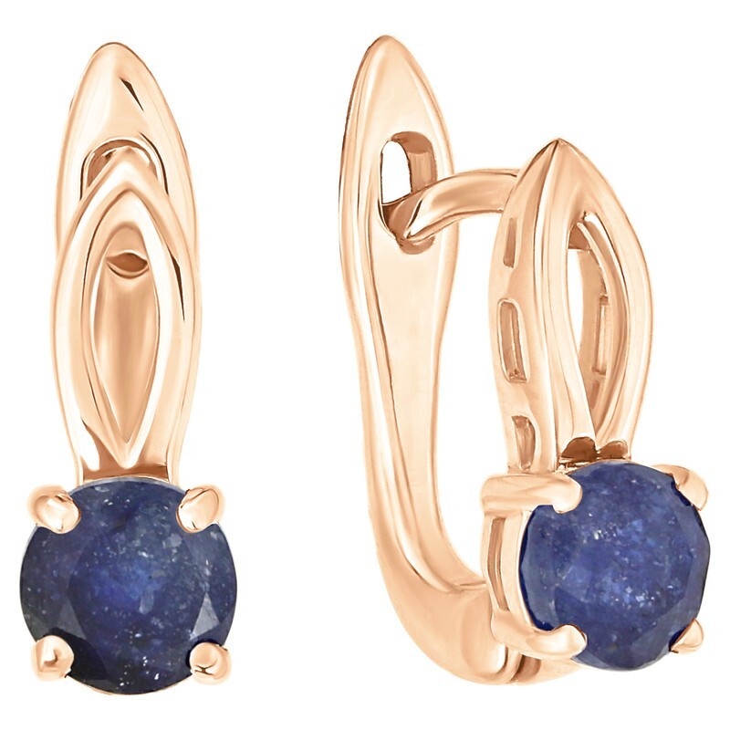 

Серьги из серебра с сапфиром LAZURIT-ONLINE 7712RG, 7712RG