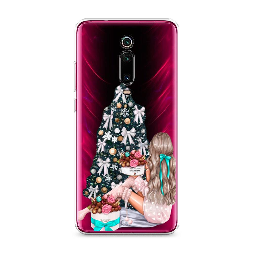

Чехол на Xiaomi Redmi K20 "New Year", Зеленый;бежевый;голубой, 35650-5