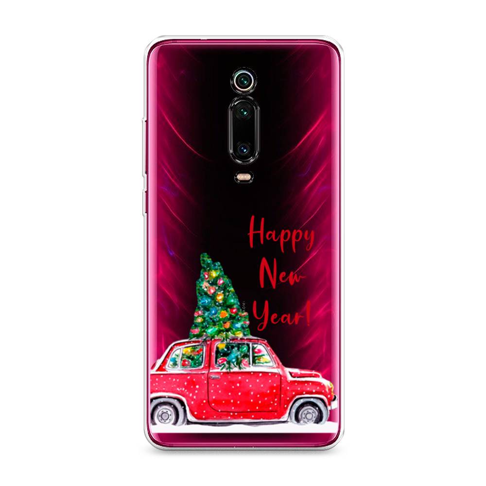 

Чехол на Xiaomi Redmi K20 "Happy New Year", Красный;зеленый, 35650-5