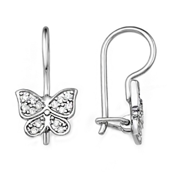 

Серьги из серебра Golden Eagle 1210019204-501, фианит, 1210019204-501